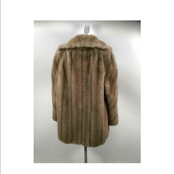 VINTAGE Furrage Tissavel France faux fur Coat - Picture 3 of 3